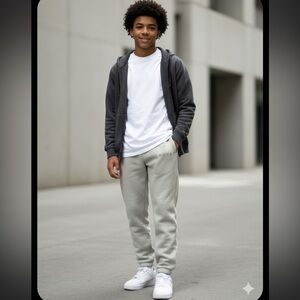 COMFRT, Men's Classic Gray Joggers
